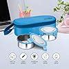 Buy MILTON Express Meal Lunch Box (2 Round Inner Steel Leak Proof ...