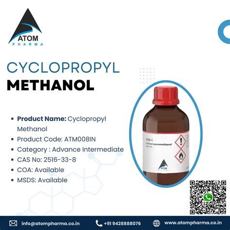 Cyclopropyl Methanol manufacturer,supplier,exporter|ATOMPHARMA ATOMPHARMA