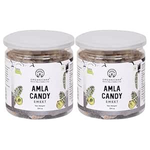 Organicana Dried Amla Candy Sweet 250gm (Pack of 2) | Dry Gooseberry ...