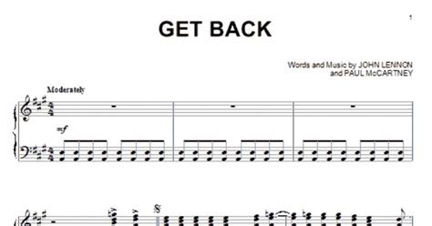 Image result for Get Back Piano Tutorial