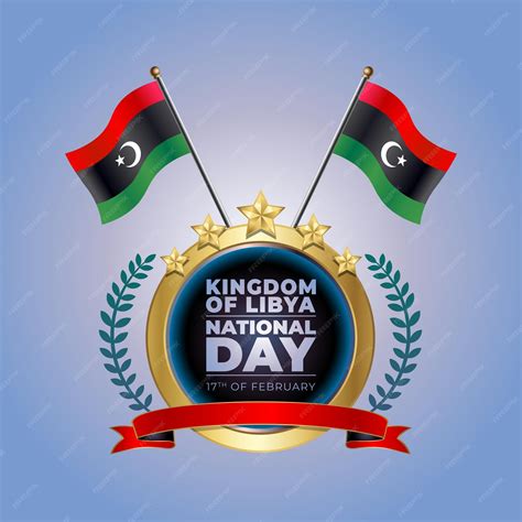 Premium Vector | Small National flag of Kingdom of Libya on Circle With Blue garadasi color ...