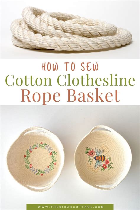 Image result for Clothesline Rope Basket Tutorial