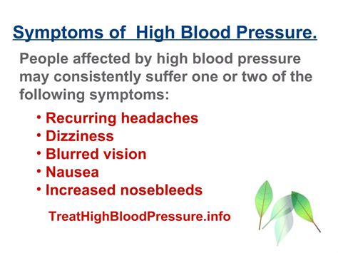 High blood pressure symptoms | PPS
