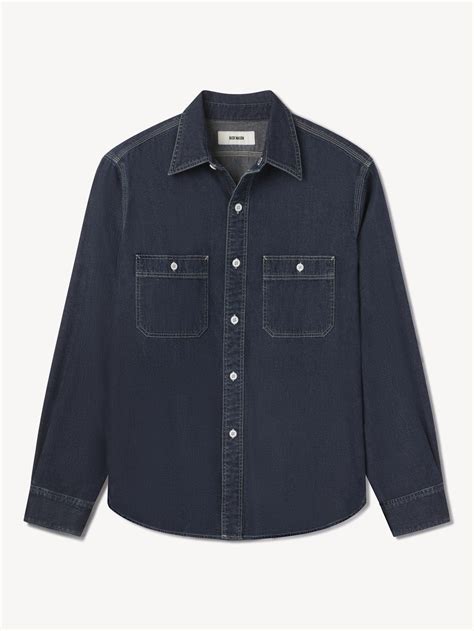 M077 Old Herc' Denim Work Shirt - Buck Mason- Modern American Classics