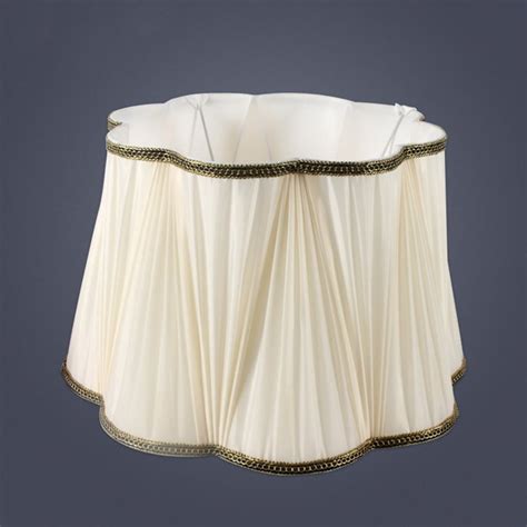 Handmade Silk Pleated Lamp Shades, Cream Lampshade Pendant for Table ...