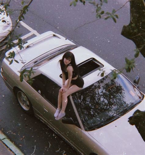 Jdm Girls, Girls In Cars, Car Poses, Classic Japanese Cars, Jdm Wallpaper, Trippy Wallpaper ...