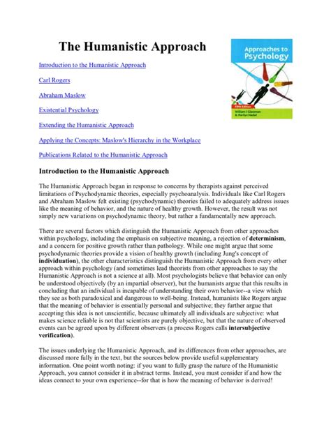 Image result for Humanistic Thinking Example