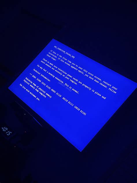 A Funny fake blue screen of death on Adult Swim tonight. Legit had me ...