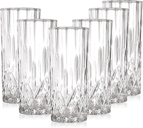 Famacart Water & Juice Glasses 6 PCs Clear : Amazon.in: Home & Kitchen