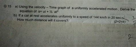Uniformly Accelerated Motion Graphs 的图像结果