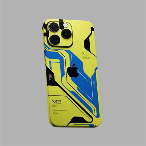 Cyber Yellow Mobile Skins & Wraps