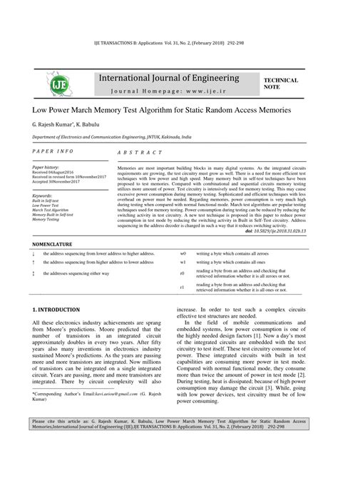 Image result for March Algorithm for Memory Testing