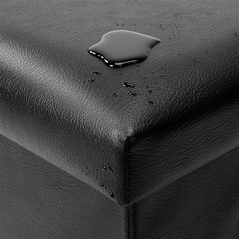 Buy ACRISHAGN 15 inches Ottoman with Storage Folding,Made of PVC ...