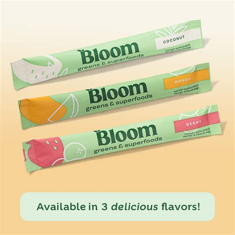 Buy Bloom Nutrition Green Superfood Stick Packs | Super Greens Powder ...