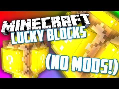 Image result for Lucky Block No Mod Command
