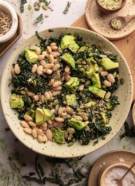 Copycat Erewhon Kale White Bean Salad Recipe: Easy, Healthy, Delicious