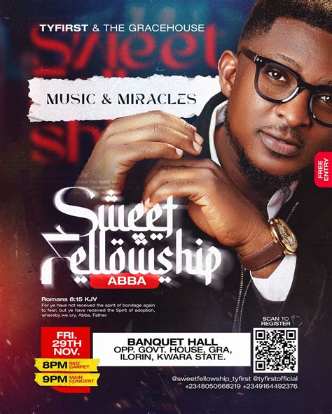 SWEET FELLOWSHIP, Banquet Hall Government House, Ilorin, 29 November to ...