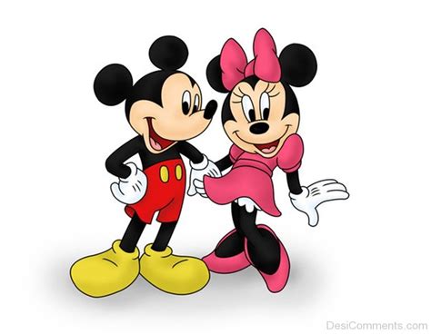 Micky Mouse With Minnie Image - DesiComments.com