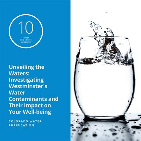Unveiling the Waters: Investigating Westminster's Water Contaminants ...