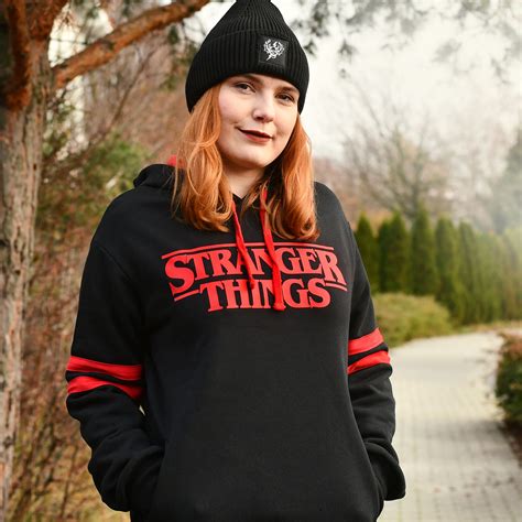Stranger Things - Logo Hoodie black | Elbenwald