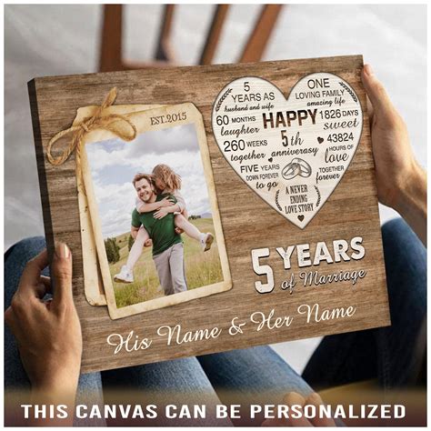 Year Anniversary Gift, 5th Anniversary Photo Collage, 47% OFF