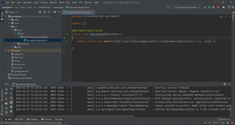 Spring Boot Tutorial Using IntelliJ 的图像结果