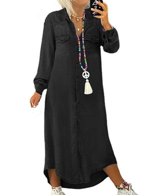 Niuer Short Sleeve Maxi Long T-Shirt Dresses for Women Plus Size Casual ...