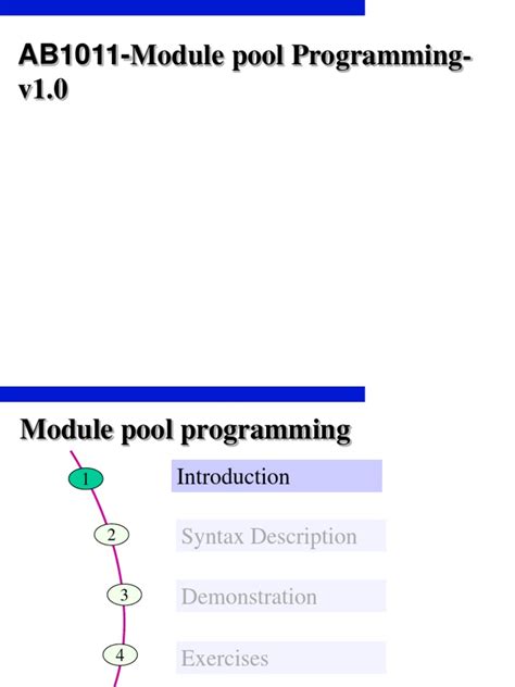 Image result for Module Pool Programming