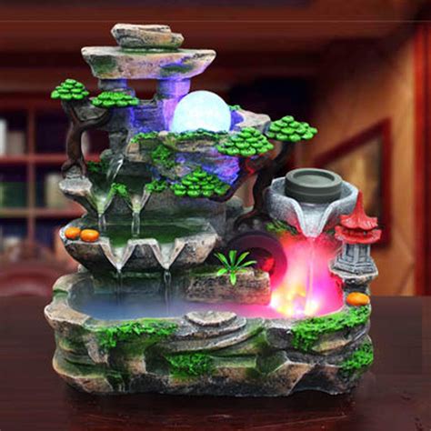 Tabletop Fountains Waterfalls Cement Craft Awesome Top 2 Indoor