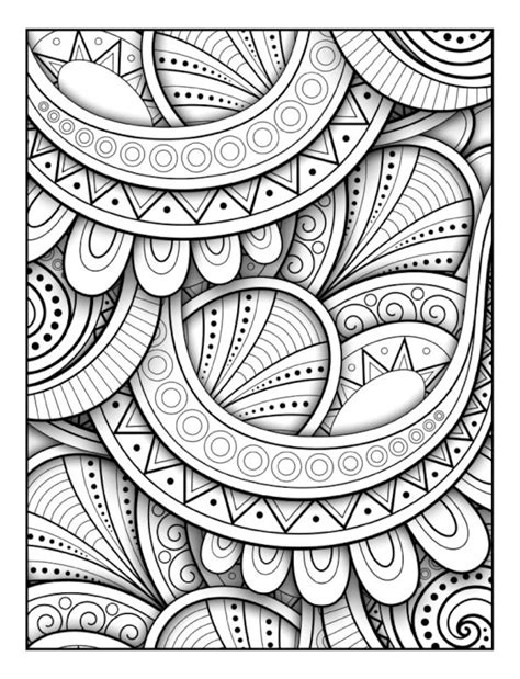 Cool Pattern Coloring Pages