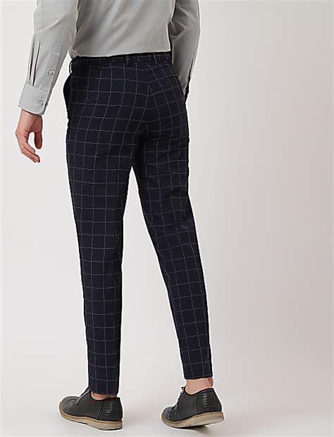 Buy Checkered Regular Fit Trouser at Marks & Spencer