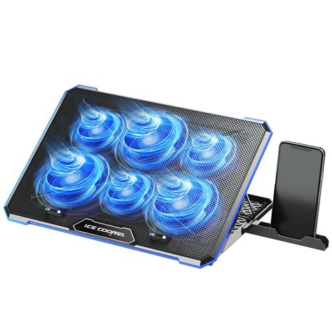 Amazon.com: ICE COOREL Laptop Cooling Pad with 6 Cooling Fan, Laptop ...