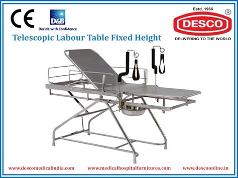 Medical Obstetric Telescopic Labour Table (Fixed Height ...