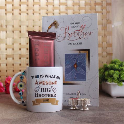 Send Evil Eye Rakhi Combo for Brother Online | Rakhibazaar.com