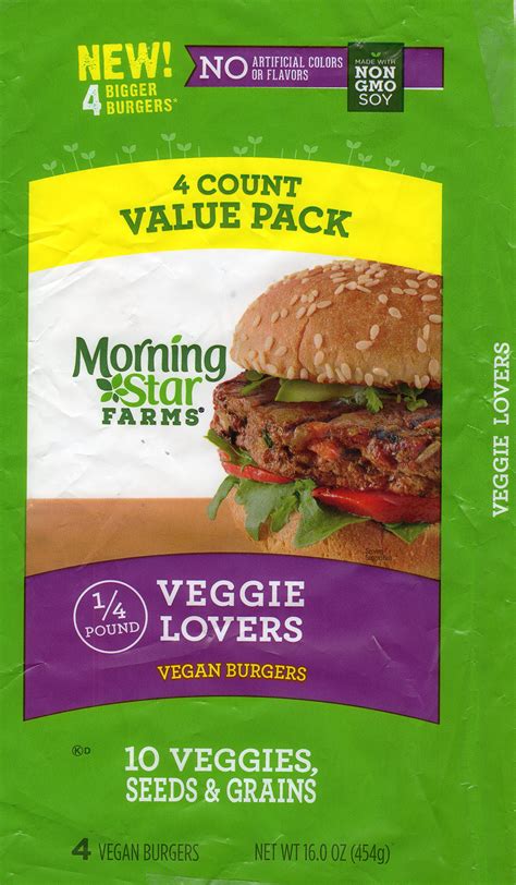 Review: MorningStar Farms Veggie Lovers Vegan Burgers – Shop Smart