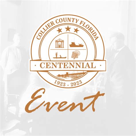 Events calendar for Collier County 100 website | Collier Centennial