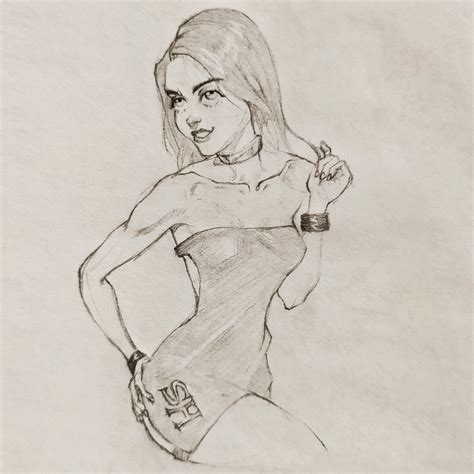 Sexy Woman Drawing