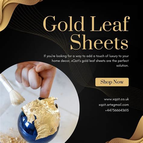 All You Need to Know About Gold Leaf Sheets — The Benefits - xQzit Gold ...