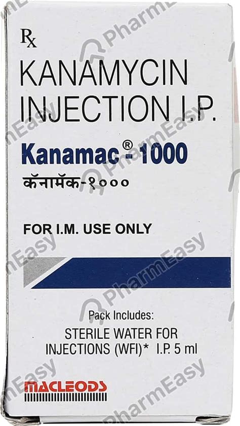 Buy Kanamac 1 G Powder For Injection (1) Online at Flat 15% OFF | PharmEasy