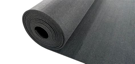 Shock-Reducing EPDM Rubber Underlay/ Acoustic Black Rubber Shock Pads ...