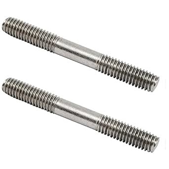 10pcs M6x50mm Double End Equal Threaded Stud Screw Bolt for The Fixed ...