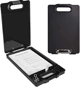 CBEX Plastic A4 Form Storage Box Case, Clipboard Case, Suitable for ...