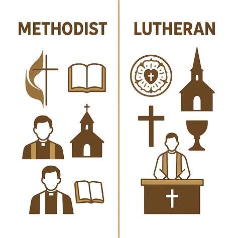 Methodist vs Lutheran - Beliefs, Differences, and Comparison Chart