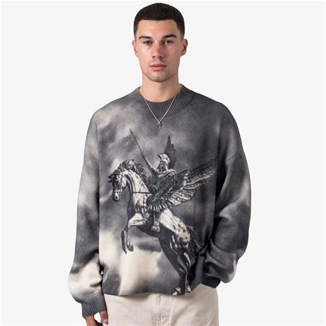 Buy Represent BELLEROPHON KNIT JUMPER " GREY – Superkicks