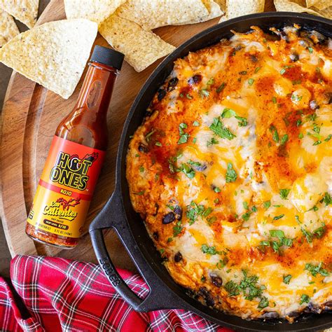 Hot Ones Los Calientes Rojo Chicken Enchilada Dip by I Heart Publix