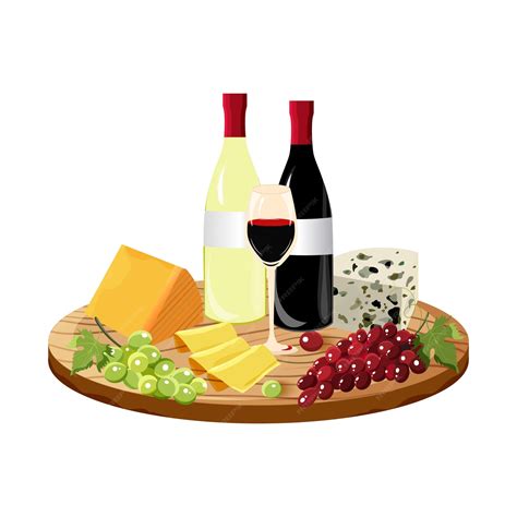 Free Clipart Cheese And Wine