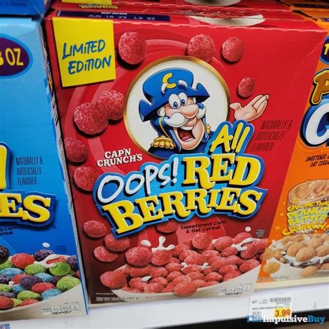 SPOTTED: Limited Edition Cap'n Crunch's Oops! All Red Berries Cereal