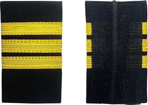 TAIKMD 1 Pair Airlines Pilot Uniform Epaulets Captain India | Ubuy