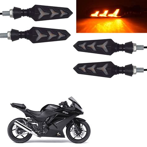 Vagary Amber Turn Signal Side Indicator Light Universal Front Rear Lamp ...