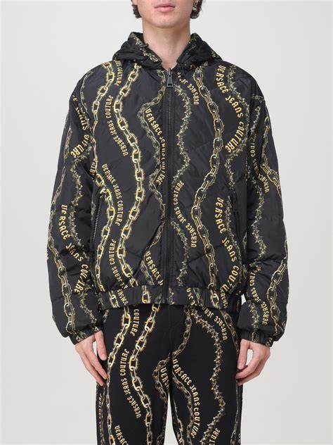 Versace Jeans Couture Outlet: Jacket men - Black | Versace Jeans ...